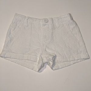 Oshkosh B'gosh girls white shorts